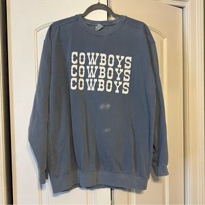 Comfort Colors Cowboys Sweatshirt